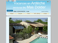 Le Mas Dolder location gîte avec piscine en Ardèche